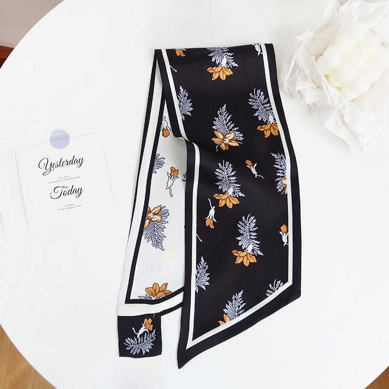 CrossKulture - FernForest satin neck scarf