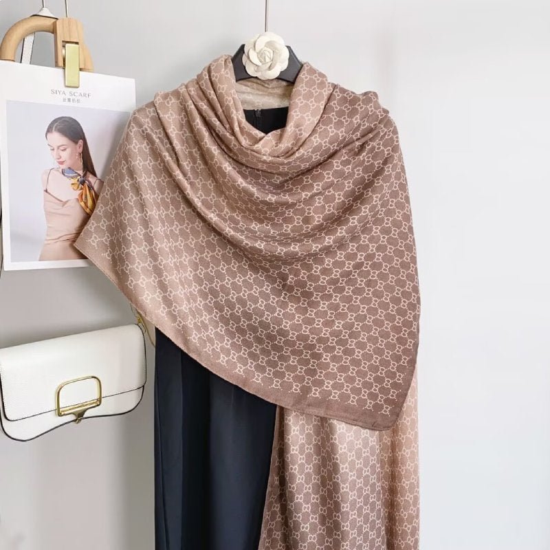 CrossKulture - OmbreMood viscose scarf hanger view