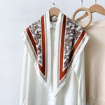 CrossKulture - TrianglePaisley satin scarf on hanger