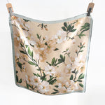 GardenAffair Small Square Satin Scarf Beige