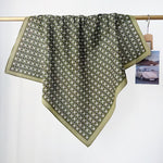 CottonTheory Cotton Green Square Scarf