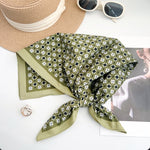 CottonTheory Cotton Green Square Scarf