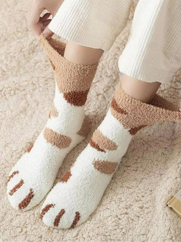 SoleCrush Brown Crew Socks Combo Pack of 3