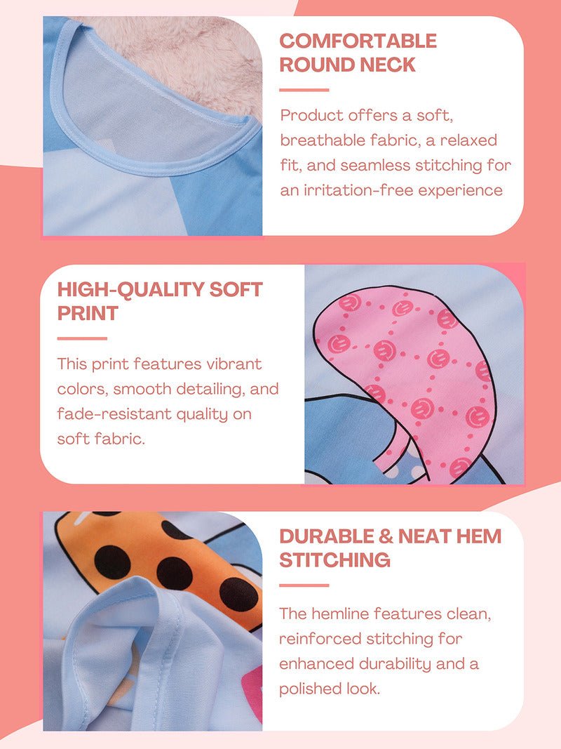 CrossKulture - VividSnooze Printed Long Tees infographic image
