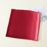 CrossKulture - RubyOmbre satin long scarf folded view