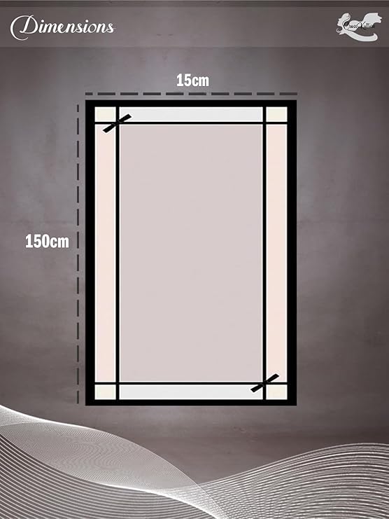 CrossKulture - Ribbon satin scarf measurement image