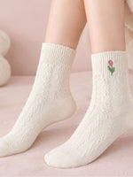 SoleMagic White Crew Socks Combo Pack of 3