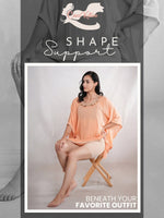 CrossKulture - SculptedSilhouette Anti-Slip Silicone Strip Shapewear beige under dress image