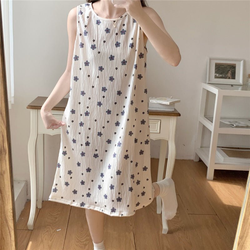 CrossKulture - CasualBliss Sleeveless Lounge Dress folded view