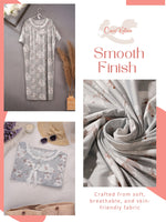 DaisyDreams Floral Printed Night Gown