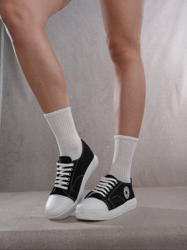 SoleEdit White Crew Socks Combo Pair of 4