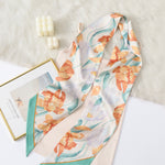 RibbonCollective Satin Ribbon Scarf Green
