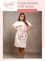 PlayfulScribble Printed Long Tees