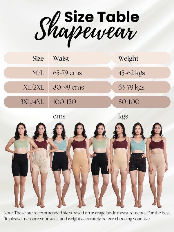 CrossKulture - LaceContour High Waist Tummy Control ShapeToner Shorts size image