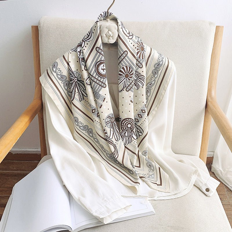 CrossKulture - CalmingArt short satin scarf on hanger