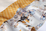 CrossKulture - RibbonSunshine satin scarf edges