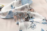 RibbonTales Satin Ribbon Scarf Blue