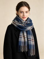 PlaidMuse Cashmere Checkered Scarf