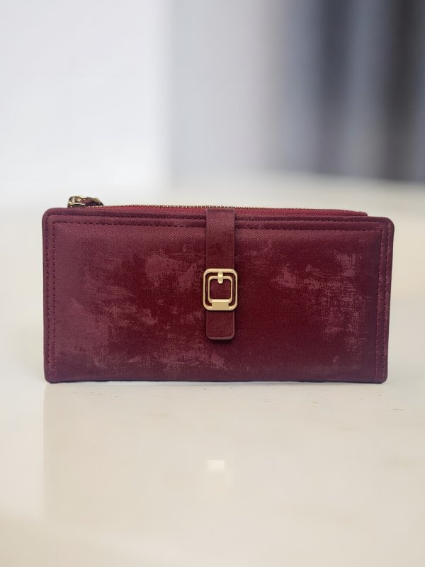 CrossKulture -SuppleCarry lightweight long wallet front view