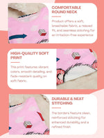 CrossKulture - GiggleGear Printed Long Tees nightdress infographic image