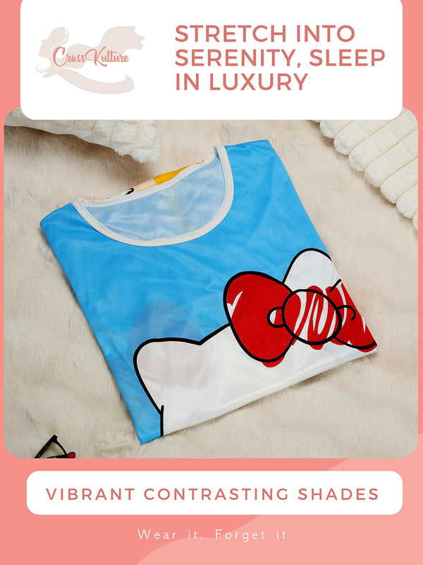 HelloKitty Printed Long Tees