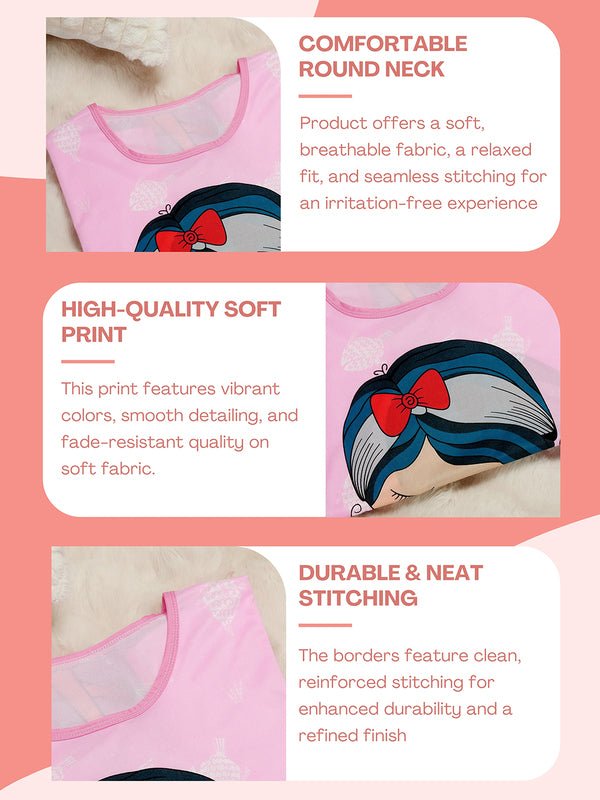 CrossKulture - FairyTales Printed Long Tees nightdress infographic image
