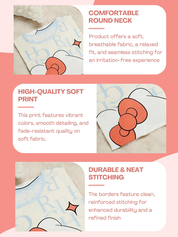 PlayfulKitty Printed Long Tees