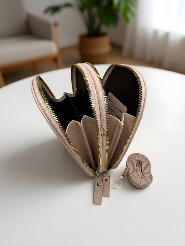 CrossKulture - SleekSling lightweight sling interior view with zip compartment and storage pockets