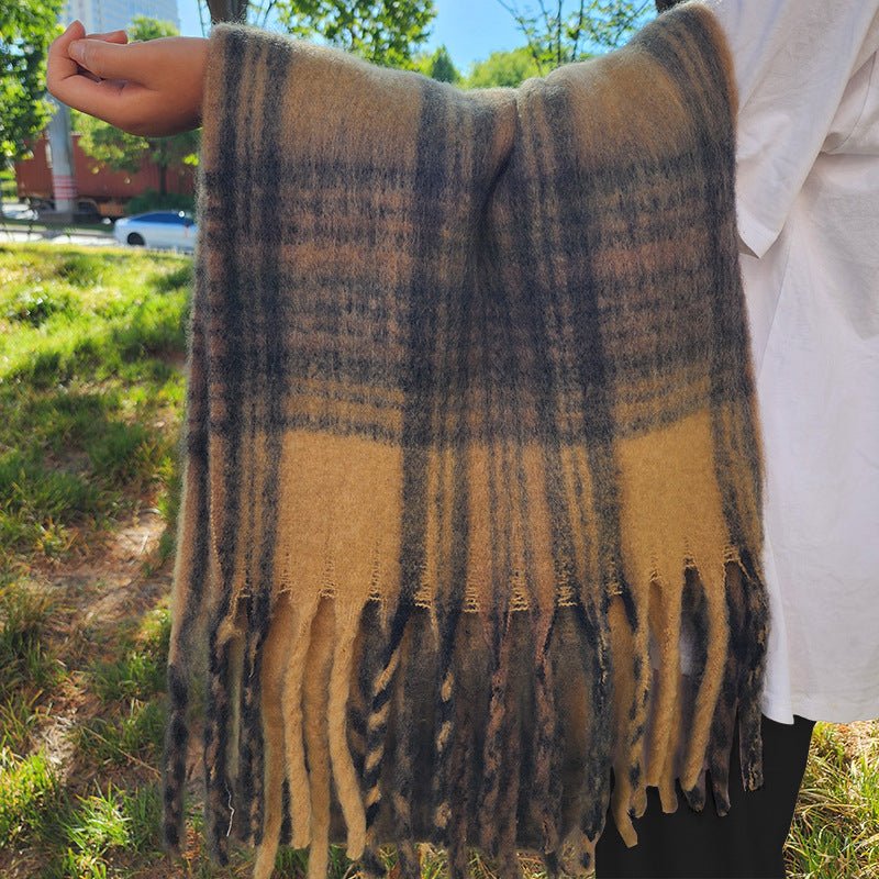 CrossKulture - WinterTouch lightweight acrylic wool scarf in hand model view