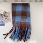 CrossKulture - WinterHug lightweight long wool scarf folded view