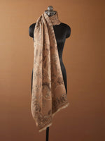 CrossKulture - SteamyBrew Paiseley pattern wool Scarf mannequin view