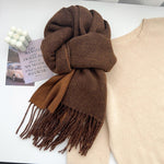 TwinTones Reversible Solid Cashmere Scarf