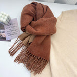 PlushDuo Reversible Solid Cashmere Scarf