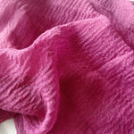 PurpleRain Purple Crinkled Cotton Scarf