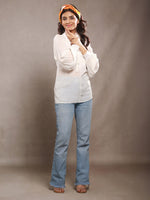 WovenGrace Herringbone Weave Small Square Scarf