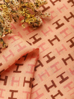 WovenLetters Herringbone Weave Small Square Scarf