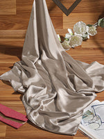 CrossKulture - DustySprinkle Long Satin Scarf Champagne flare view