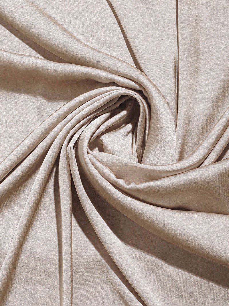 CrossKulture - DustySprinkle Long Satin Scarf Champagne fabric detailing view