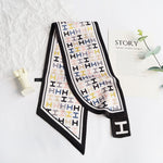 CrossKulture - HueHarmony Satin Neck Scarf back view