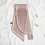 CrossKulture - ChampagneSprinkle Satin Neck Scarf Pink open view