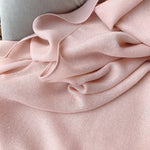 CrossKulture - SweetPink Viscose Cotton Scarf Pink fabric view