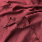 CrossKulture - PerfectWine Viscose Cotton Scarf Maroon fabric detailing view