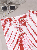 RubyWave - Tie-Dye Viscose Crepe Asymmetrical Dress