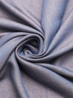 CrossKulture - DenimDriftwood Modal Reversible Stole Blue fabric detailing