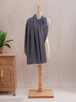 CrossKulture - DenimDriftwood Modal Reversible Stole Blue manequin view