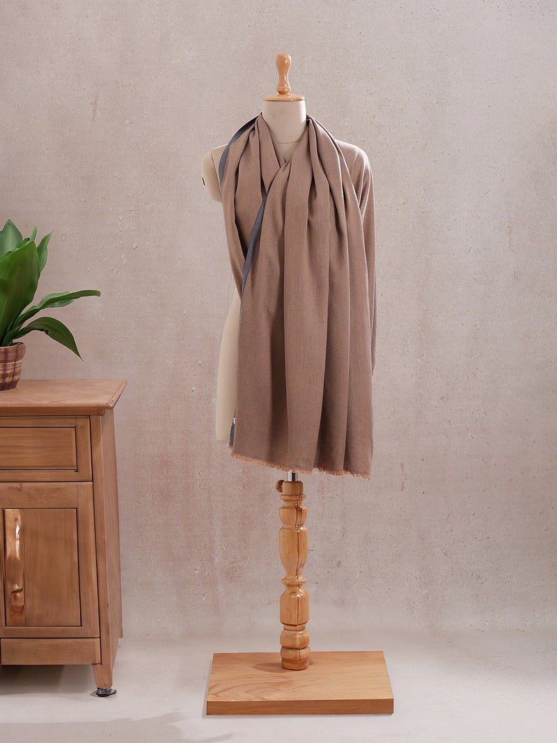 CrossKulture - DenimDriftwood Modal Reversible Stole Blue manequin view