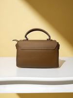 CrossKulture - BlissGrace lightweight brown handbag back view