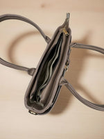 CrossKulture - BlissIcon two front pocket beige handbag interior with zip compartment and storage pockets