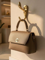 CrossKulture - BlissTrend lightweight green hanging handbag front view