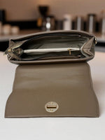 CrossKulture - BlissTrend green handbag interior with zip compartment and storage pockets